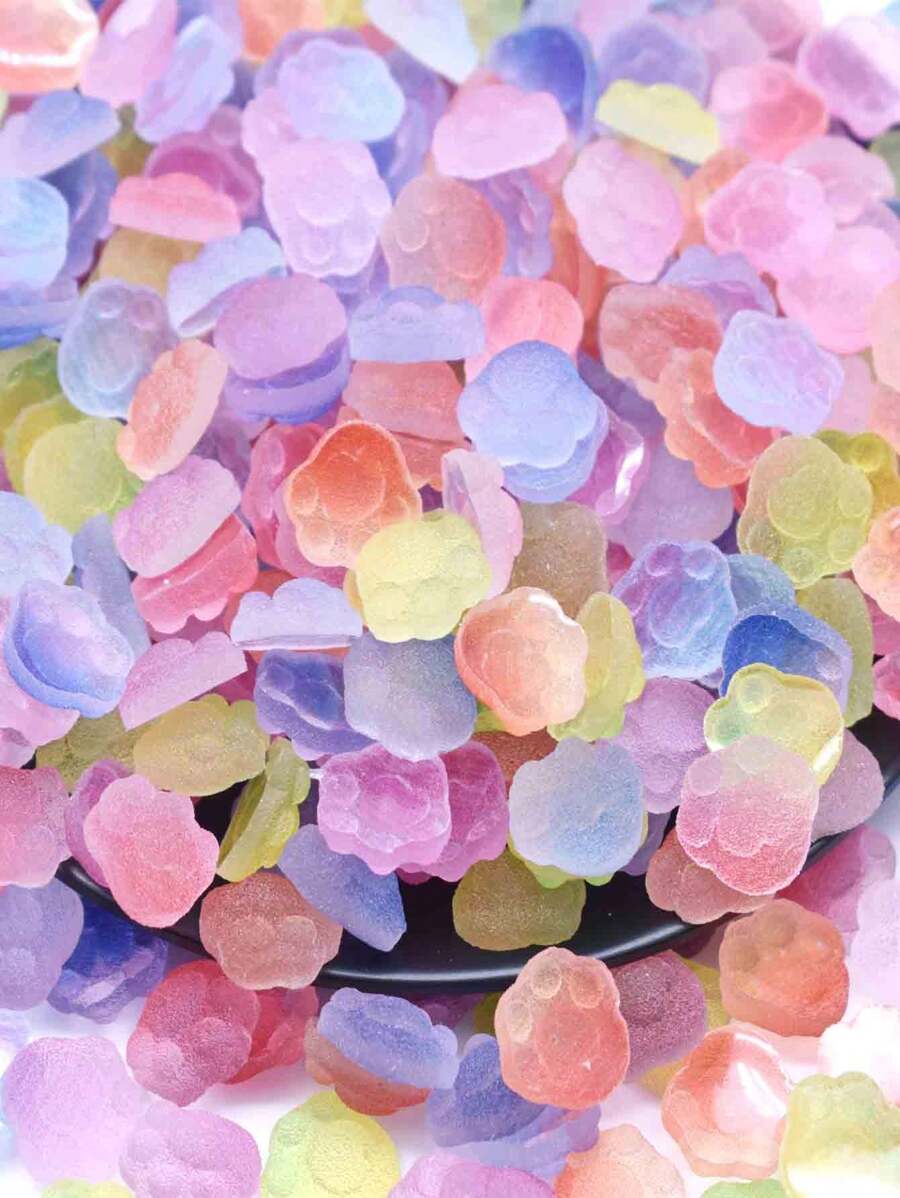 Colorful Cat Paw Shaped Diy Jewelry Making Accessories - Multicolor - View 1