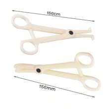 1pc Disposable Tattooing Plier With Sterilization Package For Piercing Positioning, Slanting Mouth Plier (without Needle) - White - View 10