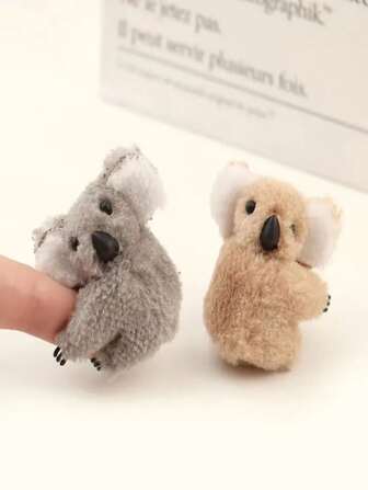 2pcs  Cartoon little koala plush toy ornaments