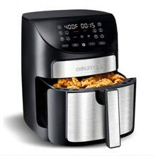 Freidora de Aire digital, eléctrica de 6.7 Litros airfryer Gourmia - Negro - Ver 1