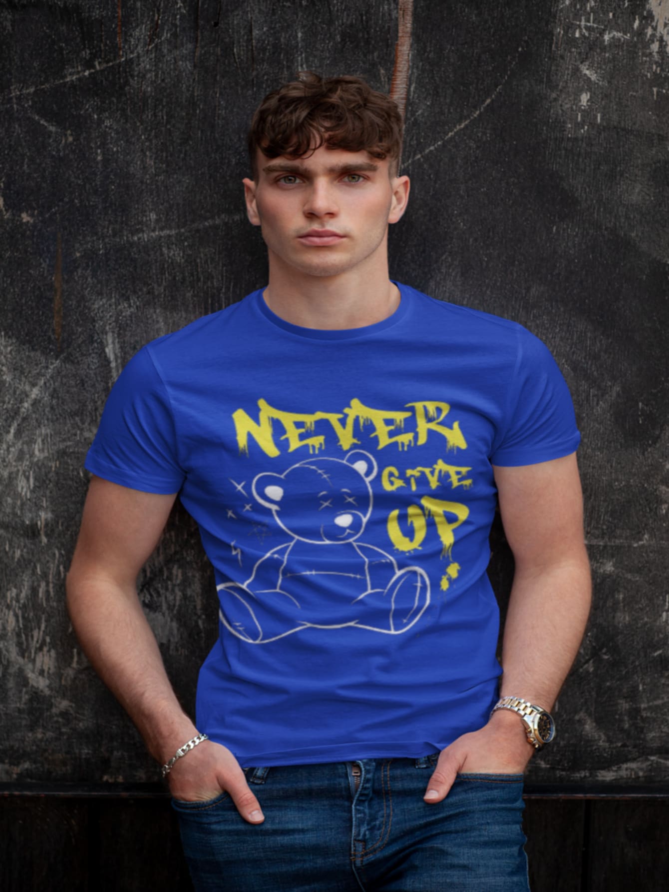 Men Shirts - Royal Blue - View 1