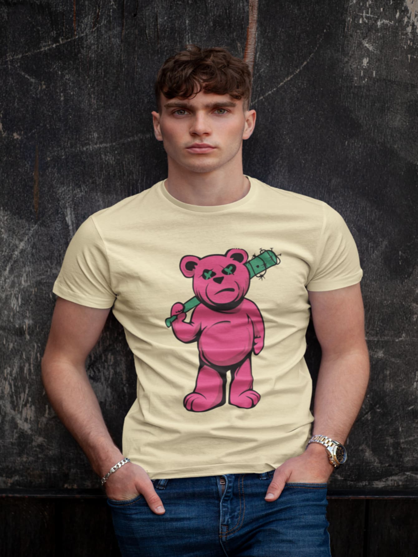 Men Shirts - Màu be - Xem 1