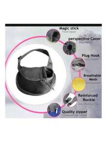 Mochila Cangurera Transportadora Perros,gatos,mascotas - Azul - Ver 6