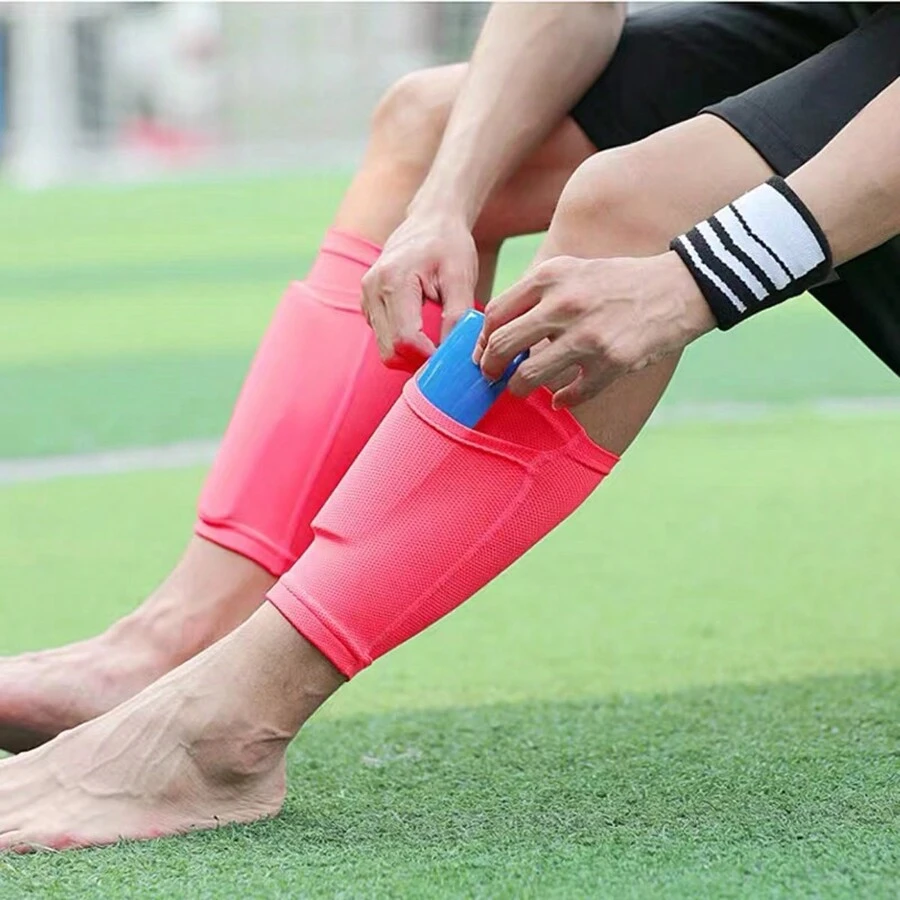 1 đôi Xanh EVA Bóng đá Bảo vệ ống chân - Màu xanh lam - Xem 1