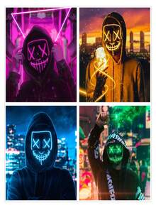 Party Masks - สีแดง - ดู 2