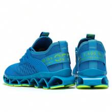 Women's Fashion Sneakers Running Shoes Non Slip Tennis Shoes Athletic Walking Blade Gym Sports Shoes - 淺藍色 - 查看 4