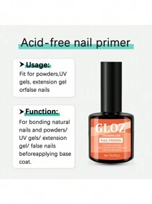 Gloz 3件套半永久凝胶指甲油套装，含底油、亮油和底胶 - 可卸UV/LED凝胶指甲油套装，适用于所有指甲类型，女士礼物