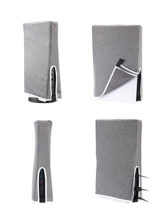 1 件 PlayStation 5 游戏机水平/垂直防尘罩保护壳