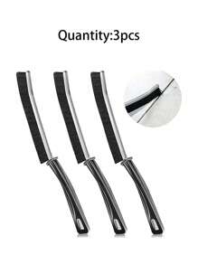 3入組萬能縫隙清潔刷,硬質窗戶門縫刷,長柄家用清潔刷