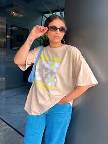 Women Blouses - 米色 - 查看 3