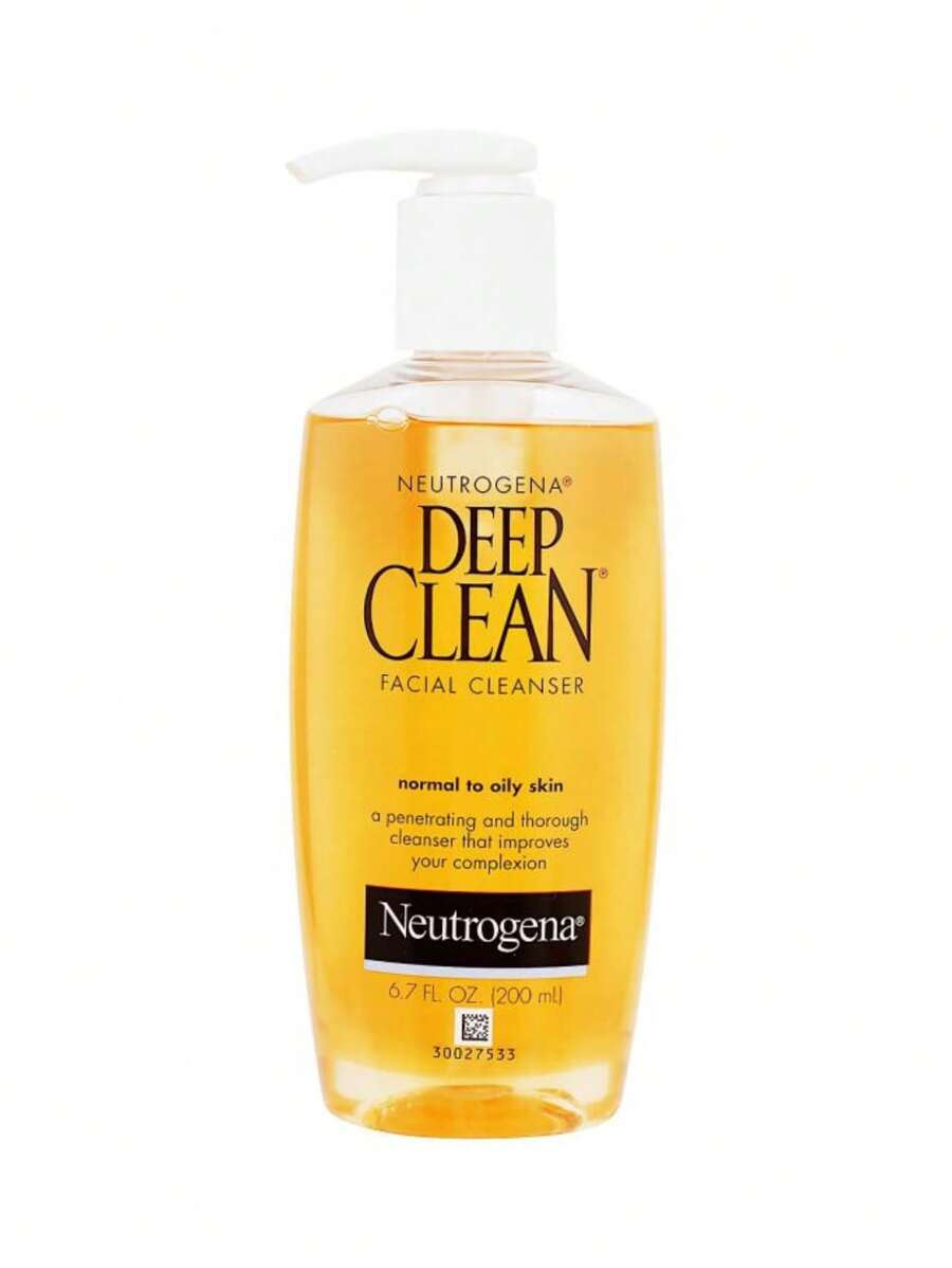 Neutrogena Deep Clean Facial Cleanser For Normal To Combination Skin 200 Ml - Orange - View 1