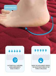 1pc Memory Foam Bath Mat U-Shaped, Commode Outline Carpet, Soft And Comfortable, Super Absorbent, Non-Slip, Thick, Machine Washable, Easy To Dry, Suitable For The Bathroom Home Bathroom Decor Bath Rug Outdoor Rug Door Mat Summer Bathroom Accessories Back To School