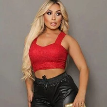 Women Tops - Đỏ - Xem 1