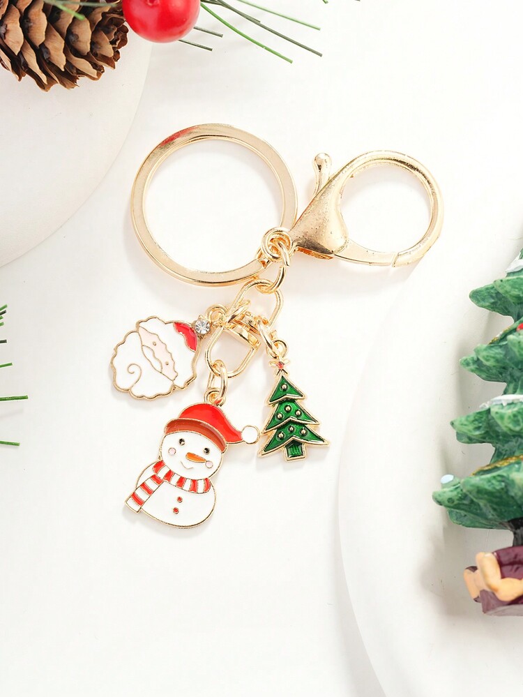 クリスマス ツリー キーホルダー 女性用 陶磁器製 一つ | SHEIN JAPAN