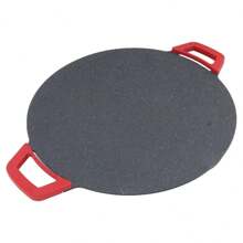 Parrilla Coreana, Sartén Eléctrica Redonda Comal para Barbacoa, Placa con Revestimiento Antiadherente, Enchufe AU, Parrilla Eléctrica Coreana