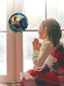 1 Miếng Duy nhất 3D Acrylic Gà trống Cửa sổ Treo : Hoàn hảo Quà sinh nhật Đối với Mẹ , , Giáo viên Hoặc - Nhiều màu - Xem 5