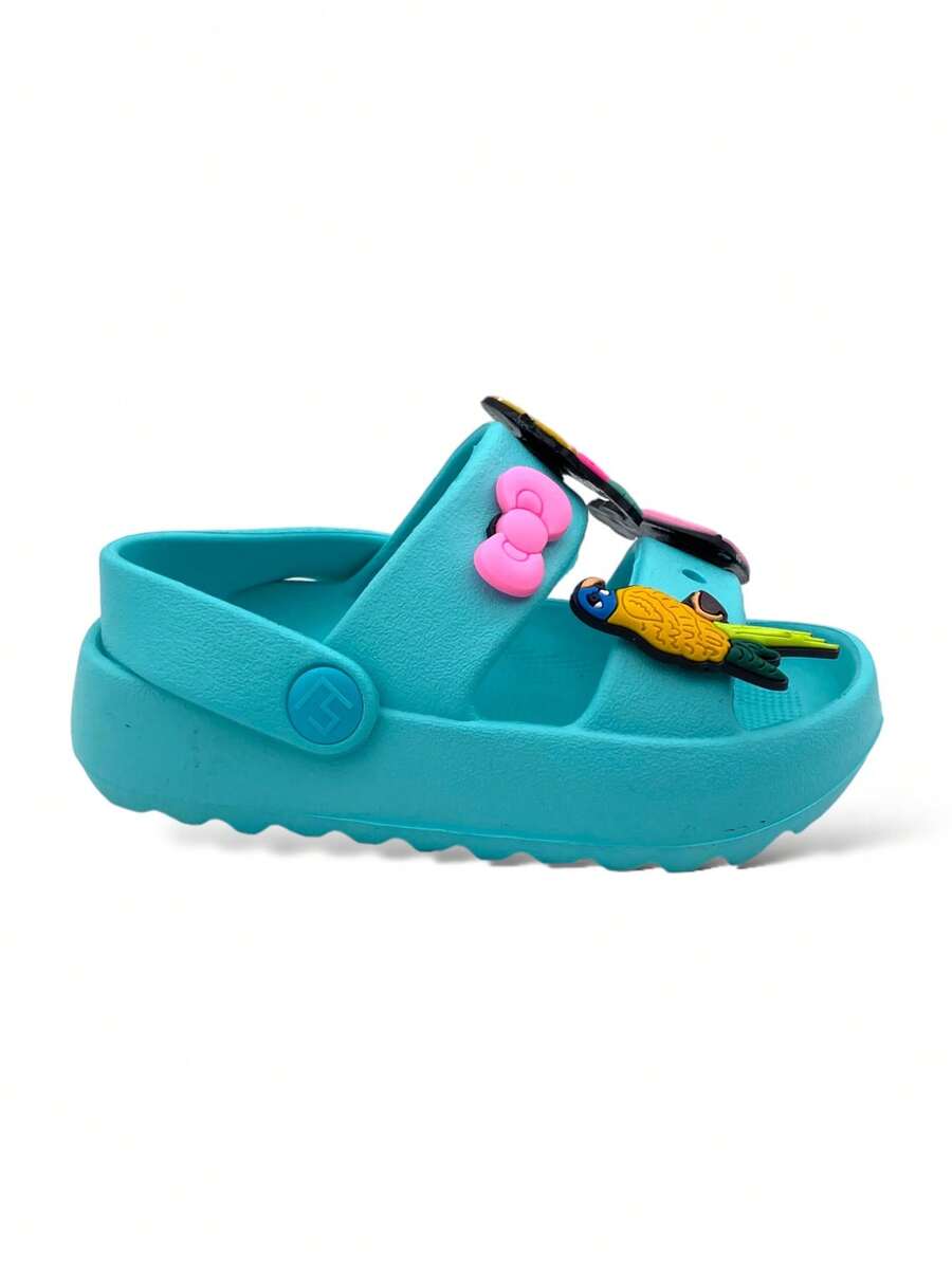Kids Flat Sandals - 薄荷綠 - 查看 1