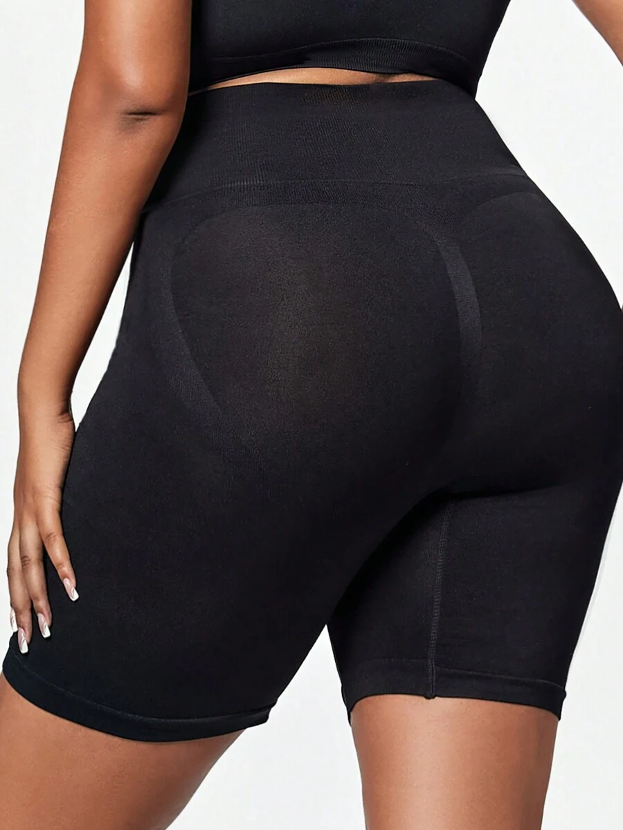 1 Miếng Hậu sản Cao eo Kiểm soát bụng Định hình cơ thể , Nén Giảm béo Quần lót không đường may Với Máy nâng lên Mông - màu đen - Xem 1