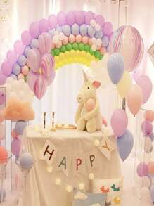 Kit de Globos para baby shower niña - Oro rosa - Ver 2