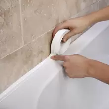Nastro Per Cuciture Anti-acqua Antimuffa Da Cucina Da 1 Pezzo Per Sigillare Gli Angoli Del Lavello E Della Parete