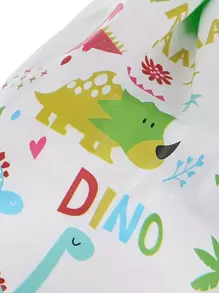 1 Stück Rucksack mit Kordelzug Kinder mit Dinosaurier Muster