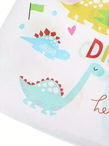 1 Stück Rucksack mit Kordelzug Kinder mit Dinosaurier Muster