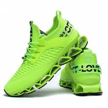 Women's Fashion Sneakers Running Shoes Non Slip Tennis Shoes Athletic Walking Blade Gym Sports Shoes - 薄荷綠 - 查看 2