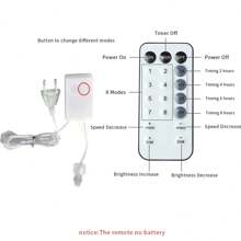 1pc Led Icicle String Light With Remote Control, Indoor & Outdoor Use For Christmas, New Year, Wedding, Party, Garden, Roof, Porch, Corridor Decoration Lightingchristmas Decor Christmas Gift Thanksgiving Christmas Tree Decor Ornaments Christmas Light Bedroom Decor Home Decor Party Decor Holiday Festival Room Decor - Yellow - View 6