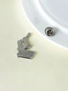 1pc時尚顯微鏡生物油滴針,適用於學生和專業生物學家,日常佩帶 - A3-P130 - 查看 3