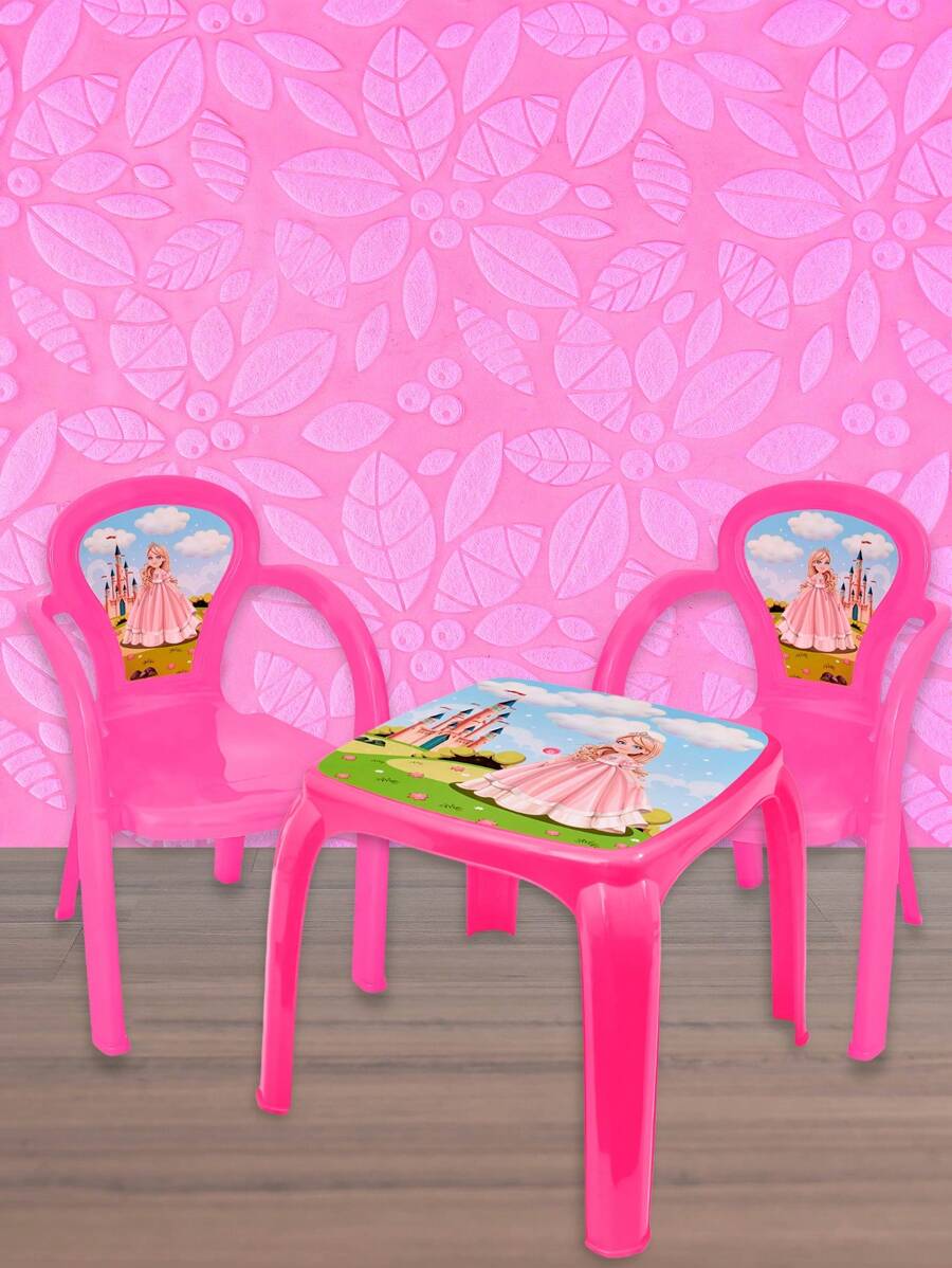 Kids Table & Chair Sets - Màu Hồng baby - Xem 1