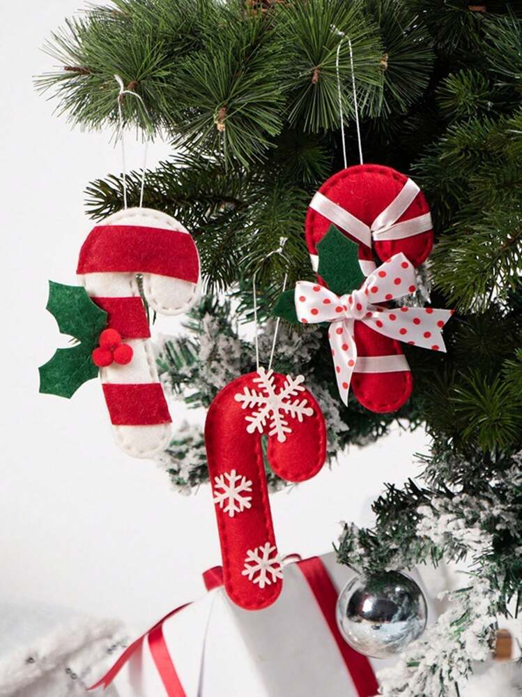 Addobbi Natalizi Tradizionali Decorazioni Per Albero Di Natale A Forma Di Bastoncino Di Zucchero Decorazione Albero