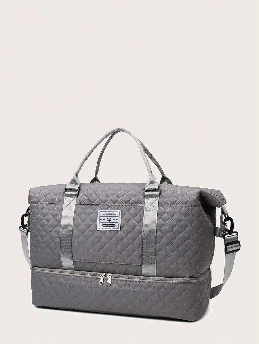 Gray Expandable Travel Organizer Bag, Lightweight And Foldable, Expandable Capacity, Suitable For Weekend Trips, Overnight Stays, Weekend Bags, Hospital Bags, Travel Bags, Holiday Luggage, Quilted Bags, Down Jackets, Quilted Shoulder Bags, Handbags, Crossbody Bags, Travel Bags, Back To School Bags, Backpacks, Travel Essentials, Travel Organizers, Beach & Summer Holiday Bags, Luggage, Gym Bags, Travel Duffels, Luggage Bags, Carry-On Bags, College Bags, Luggage Bags, Weekend Bags, Winter Bags