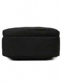 1 pezzo Borsa a tracolla/a spalla casual, borsa a spalla per semplice, borsa a spalla di grande capacità, borsa a tracolla, borsa a tracolla quadrata, borsa casual leggera, borsa da sport all'aperto minimalista e alla moda, adatta per studenti, universitari, in autunno, inverno, per occasioni casual, vacanze, borsello da petto, borsa da anca, regali, campeggio, borse a tracolla estive, borse per il ritorno a scuola, borse a tracolla in primavera, accessori essenziali - nero - Visualizzare 4