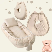 Nệm cũi trẻ em - Màu be - Xem 1