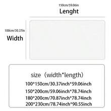 1 Miếng Ấm áp Lông cừu san hô Chăn có thể sử dụng Như A Bọc ghế sofa Hoặc Khăn trải giường , Dày lên Chăn Cho mùa đông , Thích hợp Đối với Phòng khách , Văn phòng , Ngủ trưa , Thú cưng Sử dụng - Trái tim tình yêu màu trắng - Xem 10