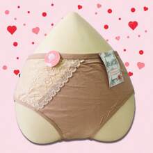 Calzones para Mujer con encaje de tiro alto 3 piezas de cobertura completa. - Multicolor - Ver 9