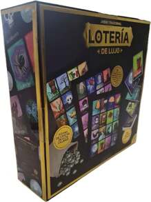 Loteria De Lujo Juego Tradicional De Mesa Para Toda La Familia - Negro - Ver 2