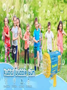 紫色泡泡機泡泡槍,帶有彩色燈光和泡泡液,泡泡機泡泡機泡泡機,適合兒童幼兒成人,生日聖誕節玩具禮物,適合3-10歲男女使用 - 紫色 - 查看 10