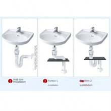 厨房和浴室水槽排水管，全铜拉丝金水槽排水配件，水槽管道配件，弹跳式排水器，浴室用品 - 金色 - 查看 9