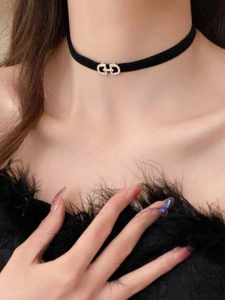 Neck band necklace hot sale