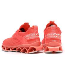 Women's Fashion Sneakers Running Shoes Non Slip Tennis Shoes Athletic Walking Blade Gym Sports Shoes - 淺粉色 - 查看 4