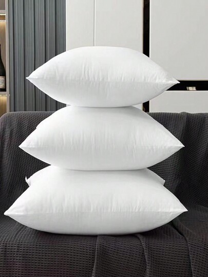 1pc Wit ative Kussen Moderne Polyester Fiber Rectangle High Elastic Core Lumbar Pad, Convenient Home, Office, Camping, Bedding, Inserts, Pillows Bed view 5