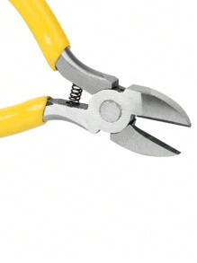 11.5cm Wire Cutter Pliers Electricity Cable Cutting Tool Electrician Work Diagonal Pliers Garden Electrical Repair Tool, Tools For Men - Yellow - View 6