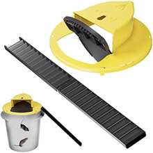 Mouse Trap Safe & Humane Rolling Reset Mouse Trap - Catch & Release Live Mice with Auto Reset & Flip N Slide Bucket Lid! - Yellow - View 1