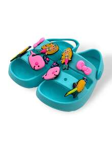 Kids Flat Sandals - 薄荷綠 - 查看 4
