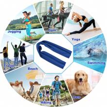 1入組毛巾,30cm*100cm輕便便攜運動毛巾,速幹吸水健身毛巾適合男人及女人,戶外運動,健身房練習,跑步 - 彩色 - 查看 3