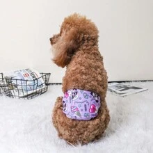 New Cross-Border Product Tropical Fruit & Cherry Cartoon Fruit Animal Pattern Male Dog Physiological Pants, Anti-Harassment, Washable Male Dog Diaper