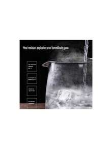 Hervidor Eléctrico De Vidrio De 1,8 L, Hervidor De Agua Ecológico De 1500 W con Led Iluminado