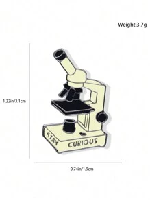 1pc時尚顯微鏡生物油滴針,適用於學生和專業生物學家,日常佩帶 - A3-P130 - 查看 4
