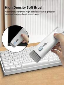 Multifunctional 7 in 1 Electronic Cleaner Kit Keyboard Cleaner Kit Screen Cleaner with Cleaning Brush for Earphones Tablet Phone - Blue - View 6